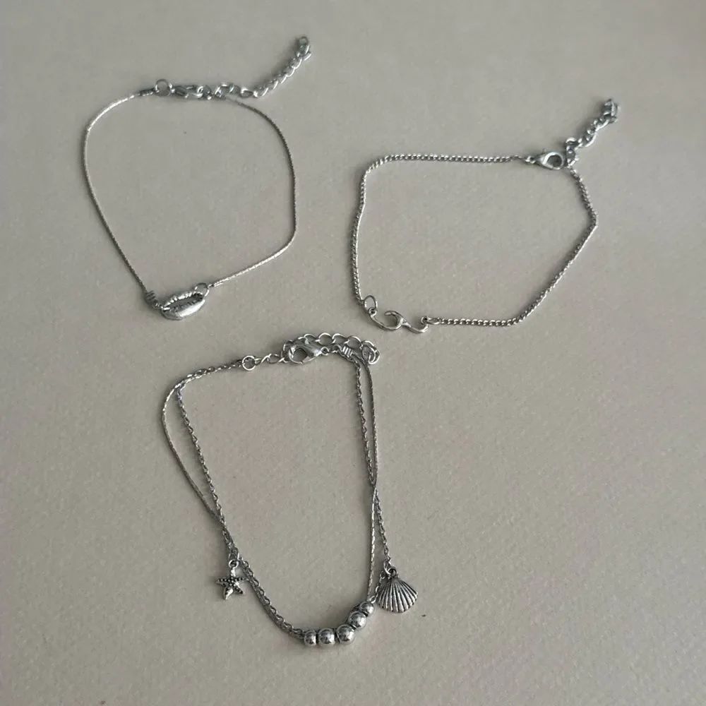 Boho anklet set #1864